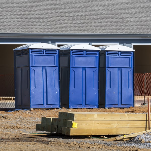 how can i report damages or issues with the porta potties during my rental period in Kaleva Michigan